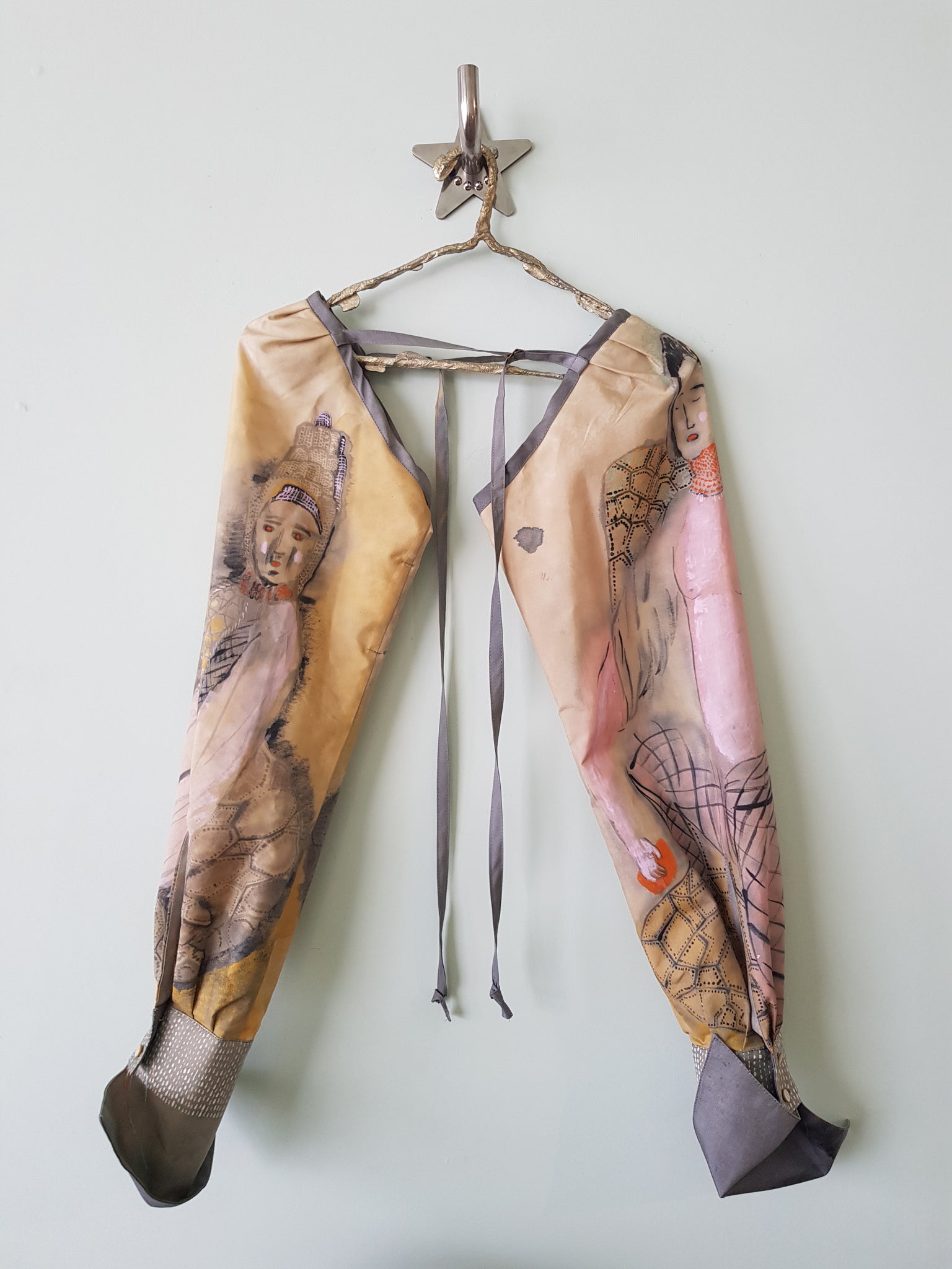 Nicola Shanley Hand Painted Arms - Pair Six of Seven