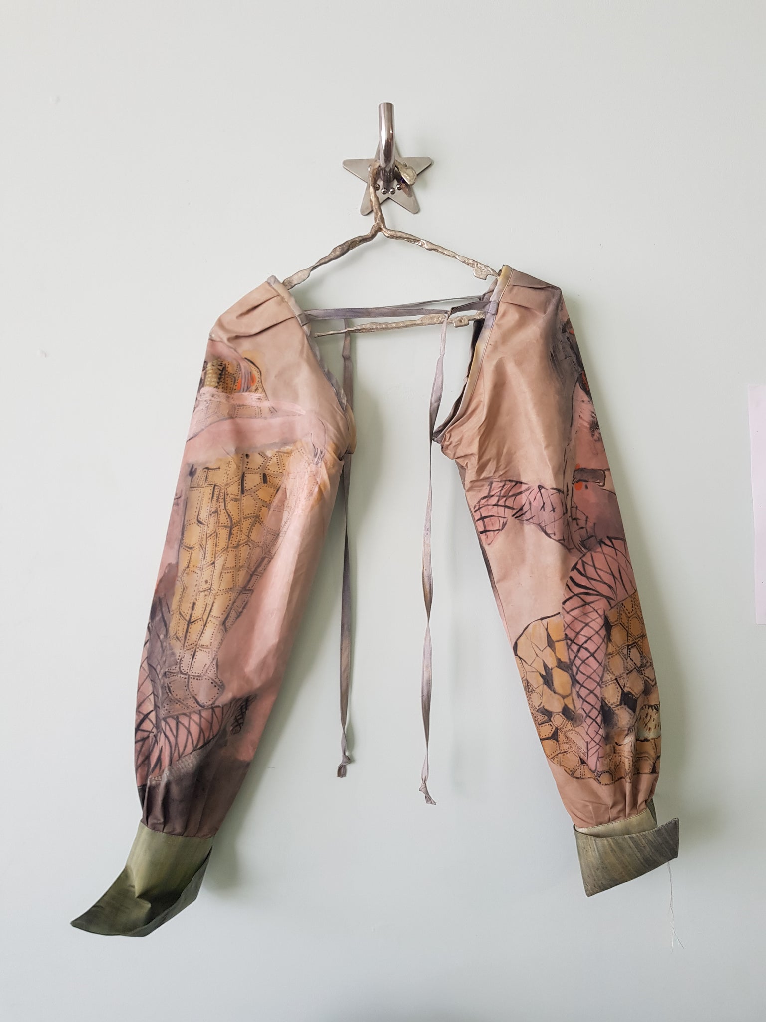 Nicola Shanley Hand Painted  Arms - Pair Two of Seven