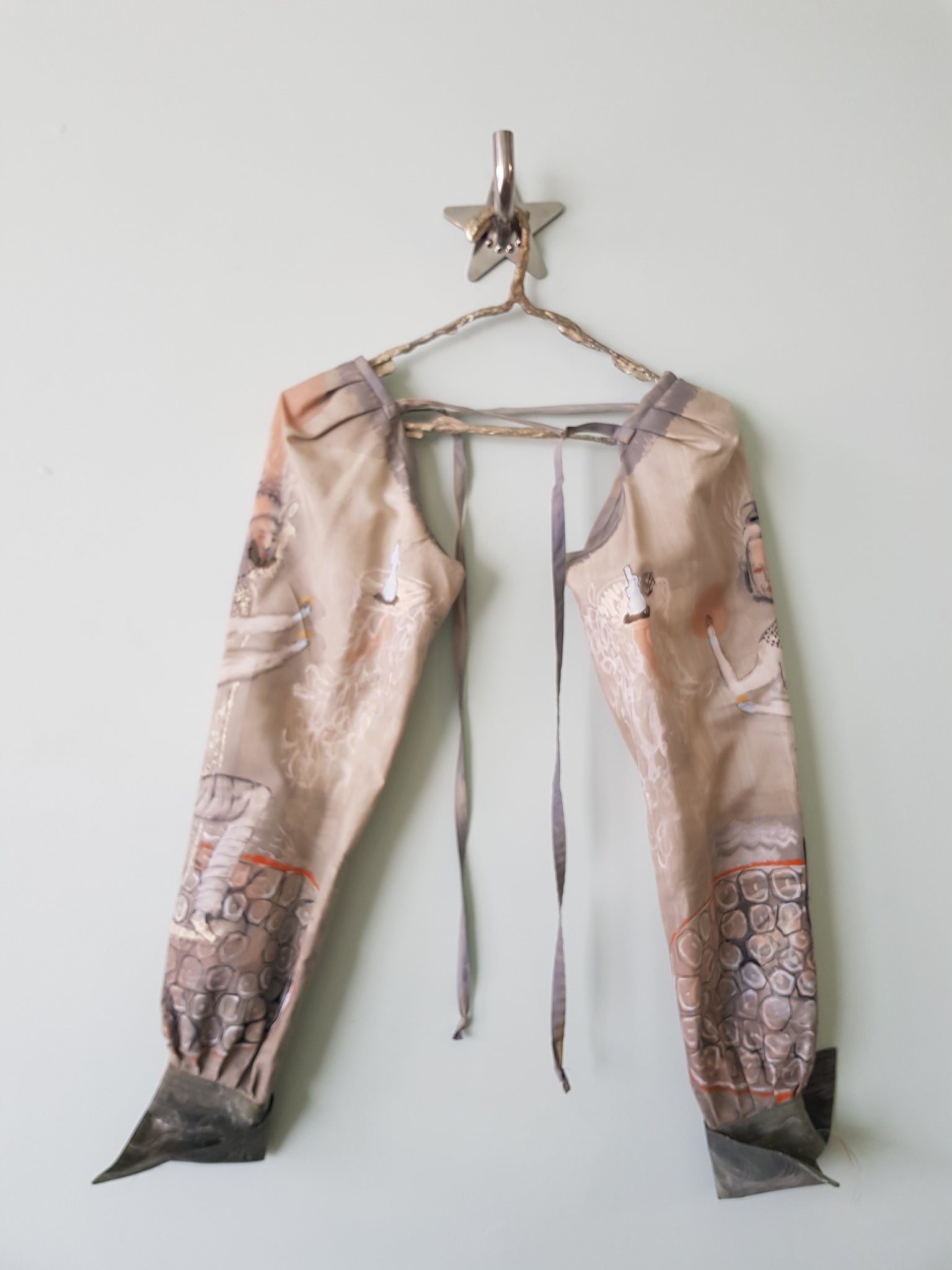 Nicola Shanley Hand Painted  Arms - Pair One of Seven