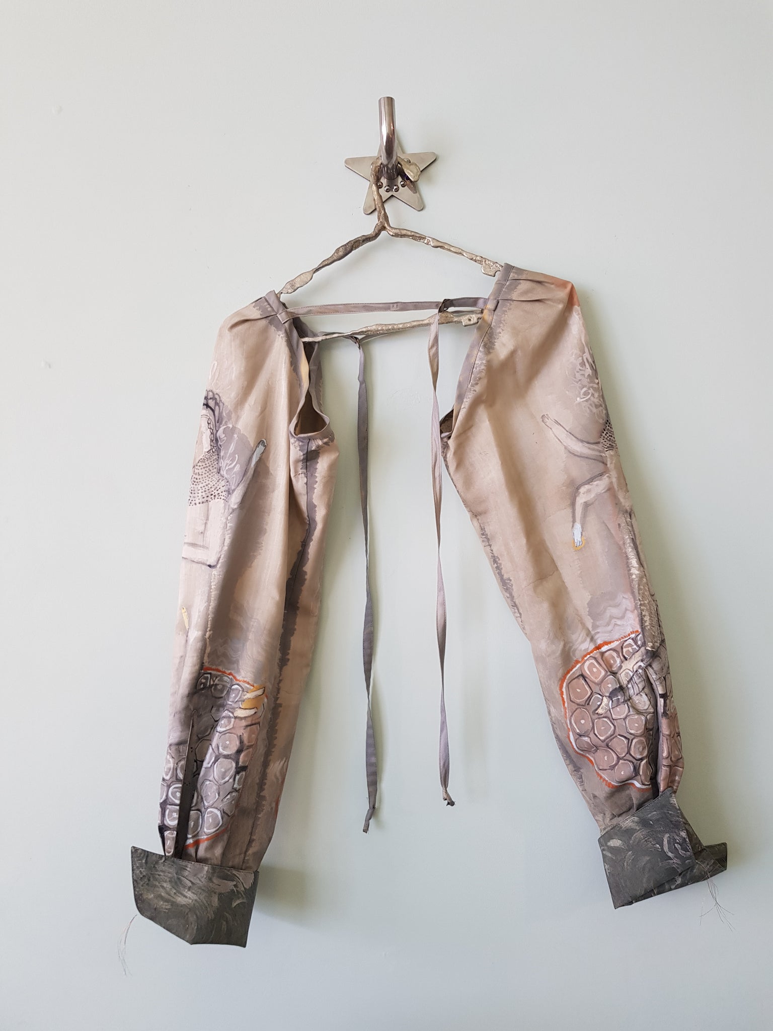 Nicola Shanley Hand Painted  Arms - Pair One of Seven
