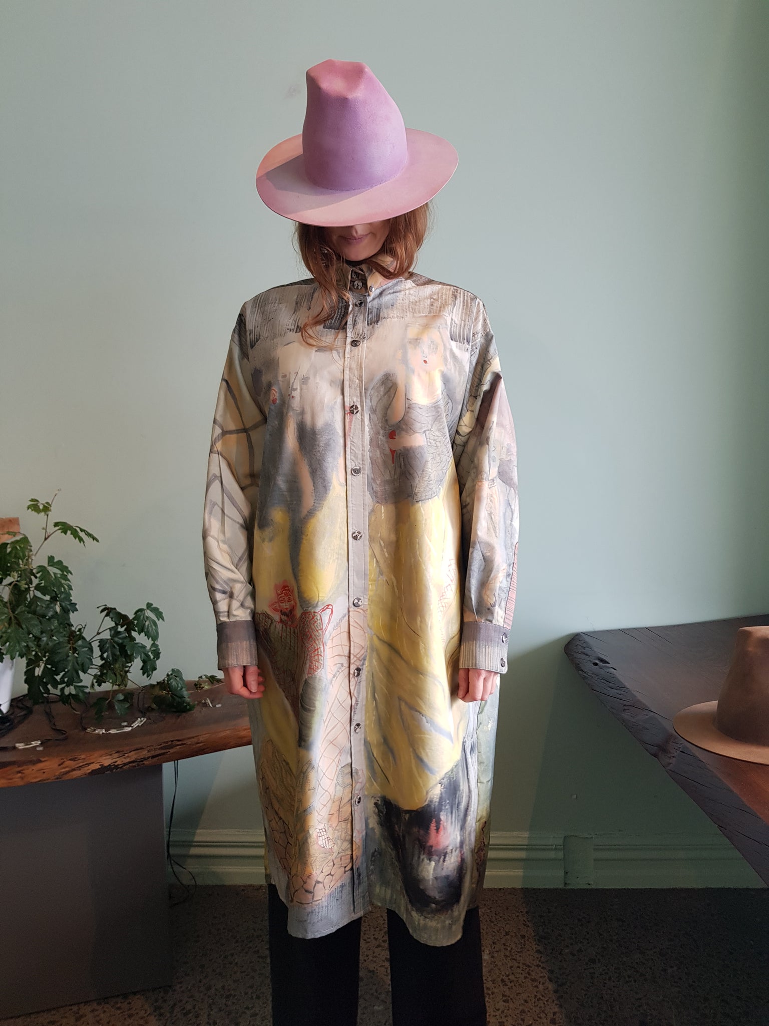 Nicola Shanley Hand Painted Jacket - Two of Two