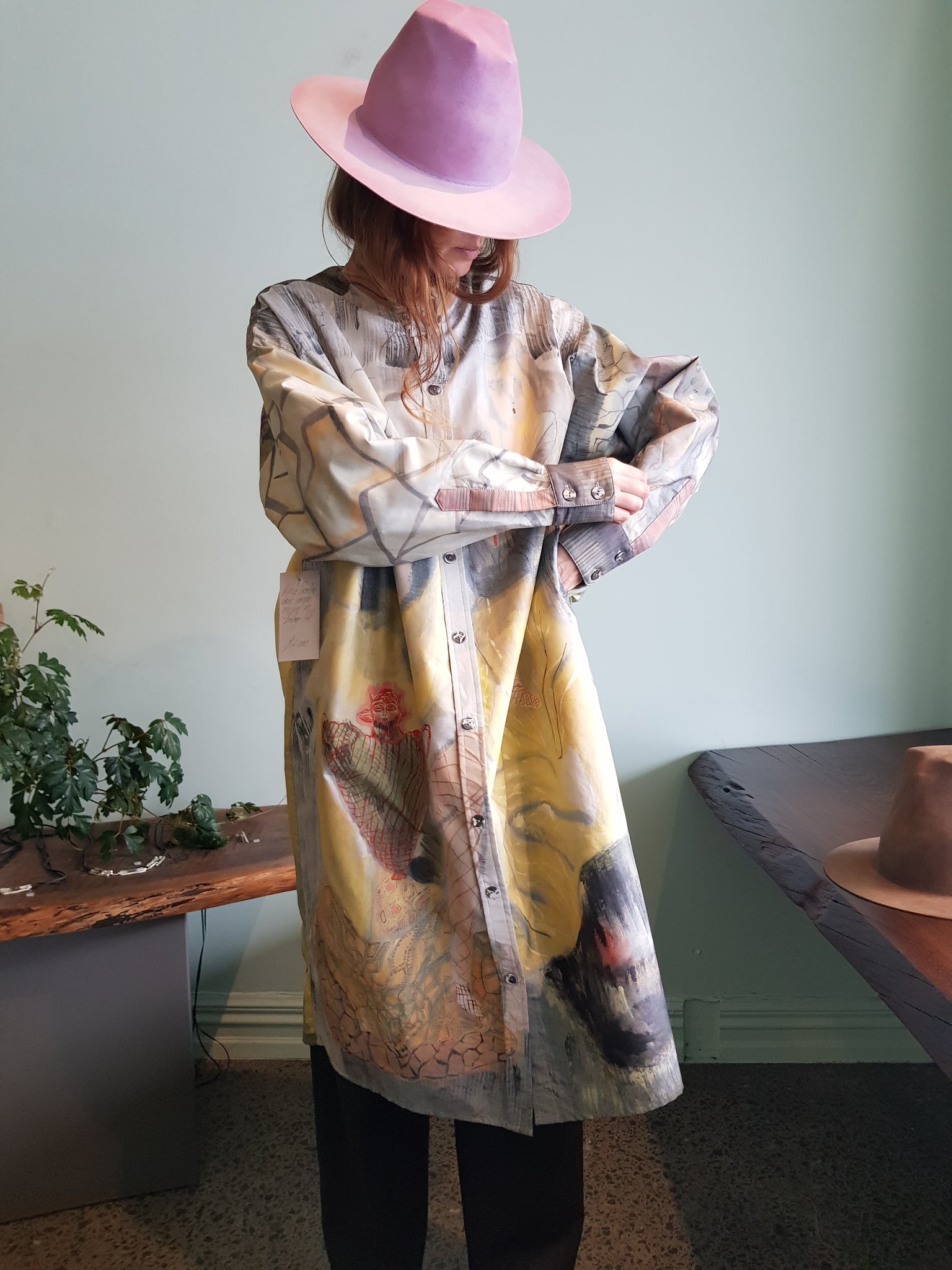 Nicola Shanley Hand Painted Jacket - Two of Two
