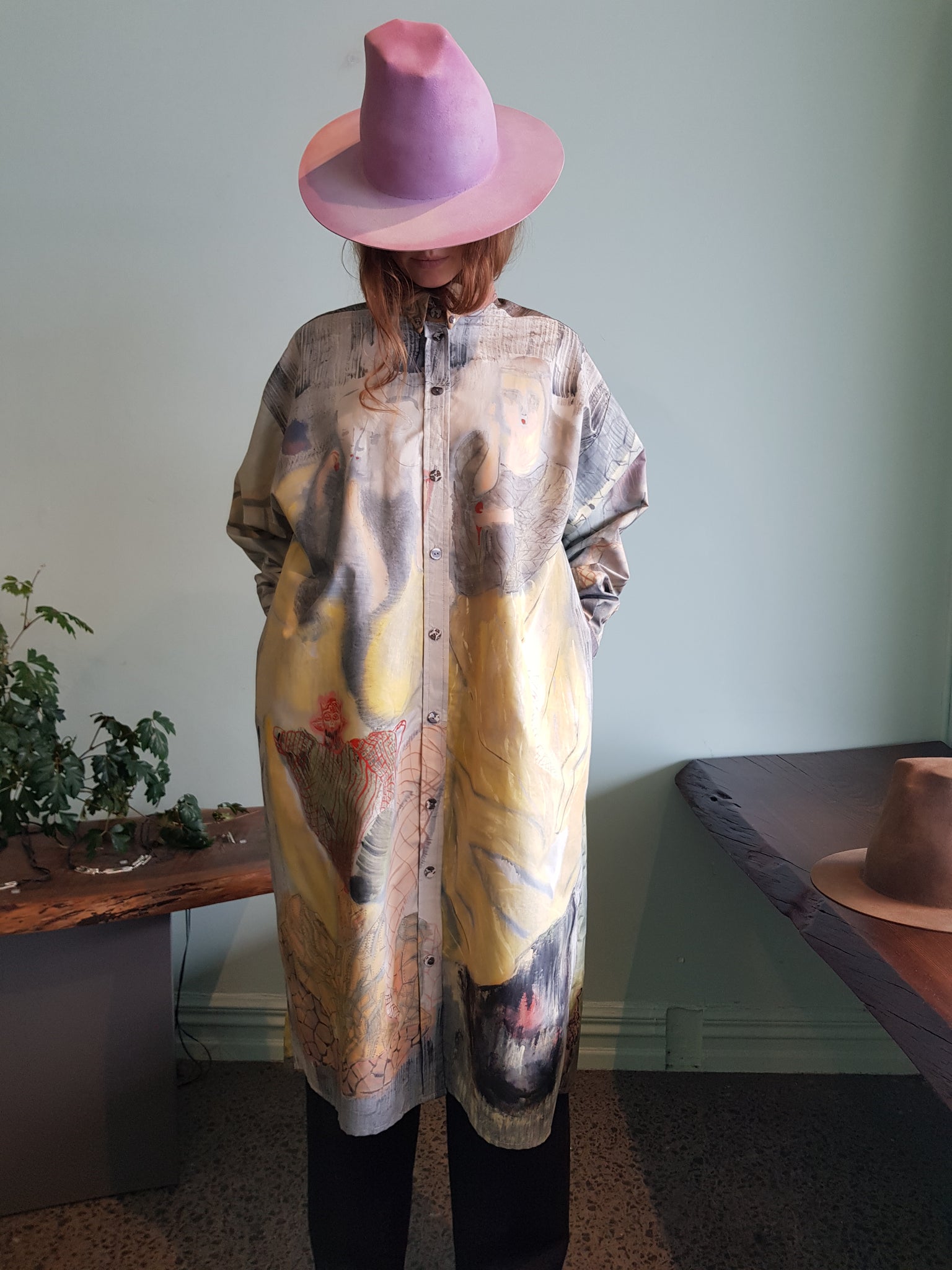 Nicola Shanley Hand Painted Jacket - Two of Two