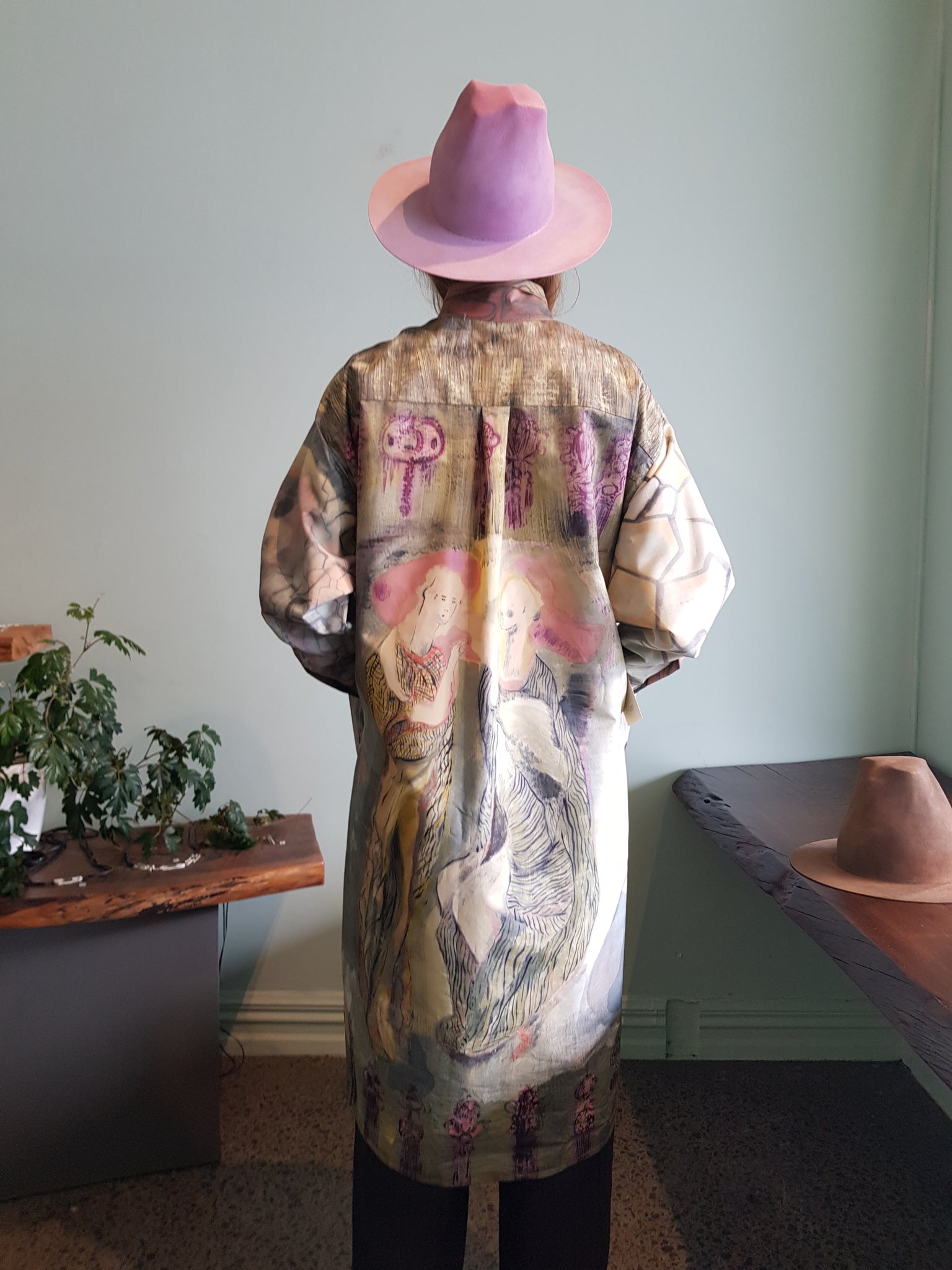 Nicola Shanley Hand Painted Jacket - Two of Two