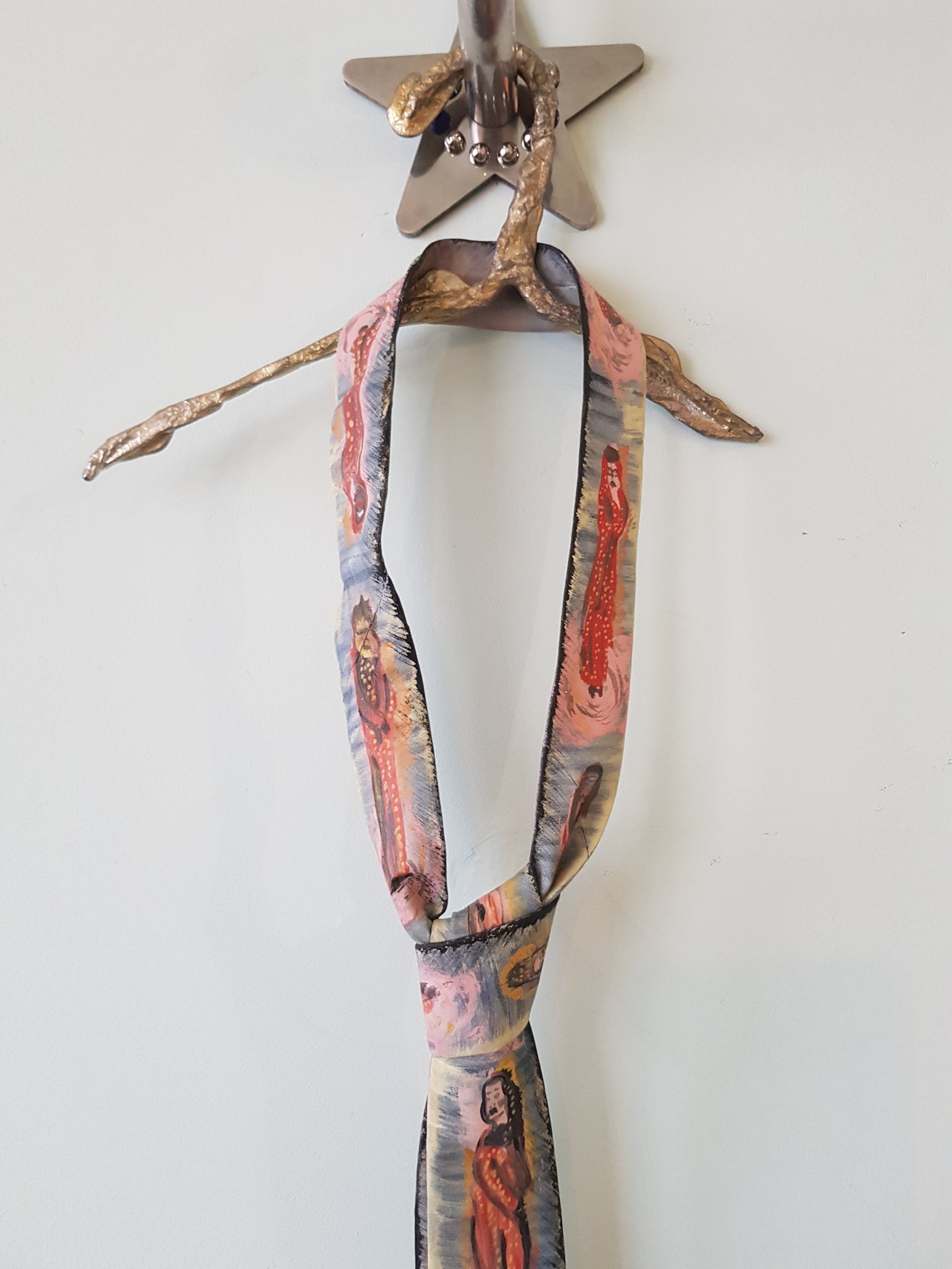 Nicola Shanley Hand Painted Tie - Three of Six