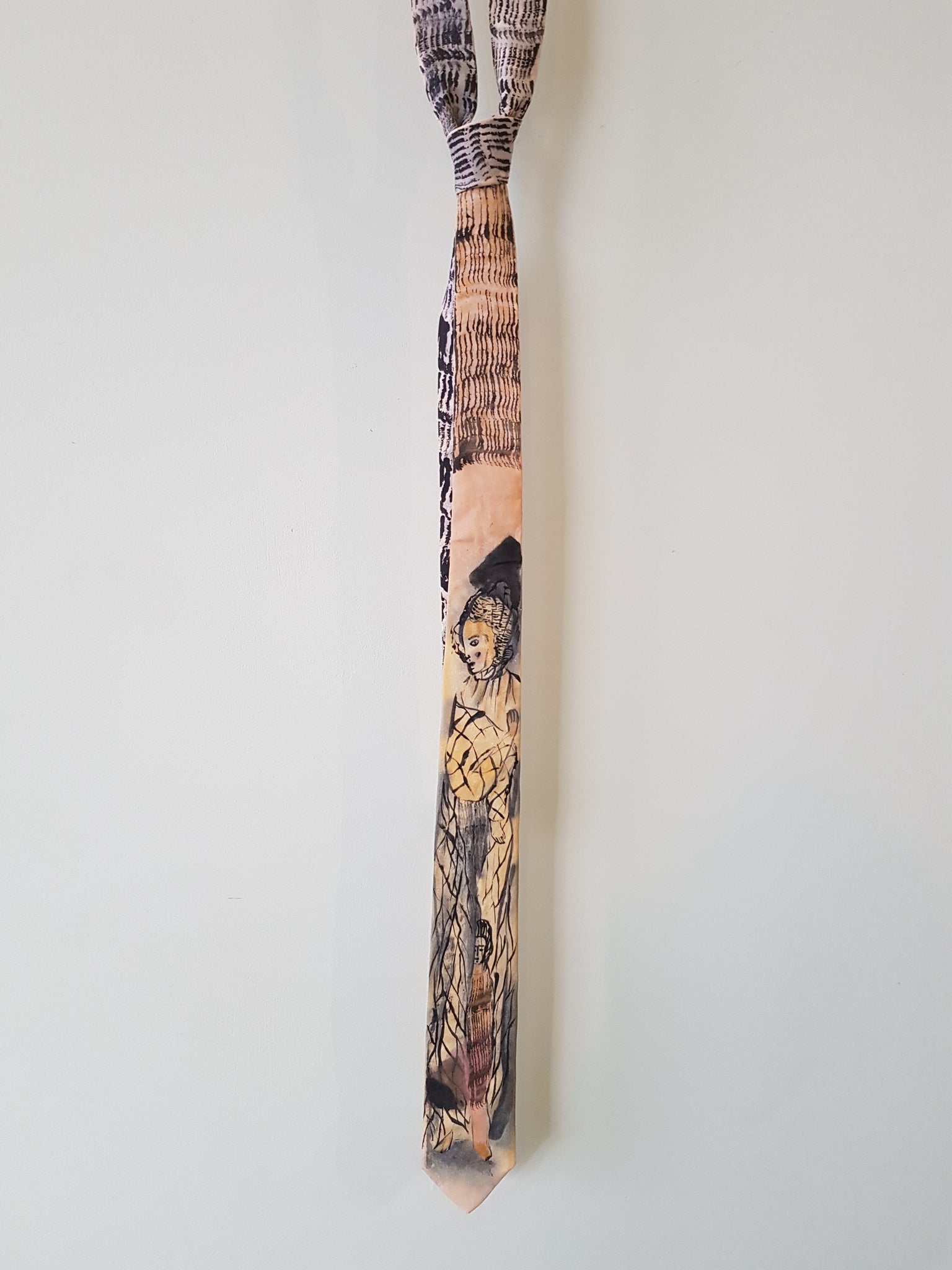 Nicola Shanley Hand Painted Tie - Four of Six