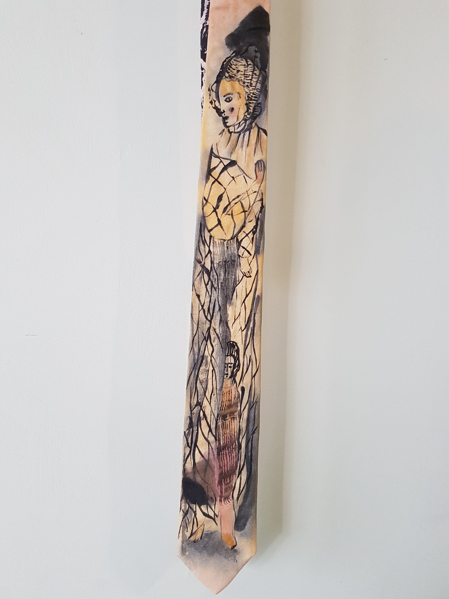 Nicola Shanley Hand Painted Tie - Four of Six