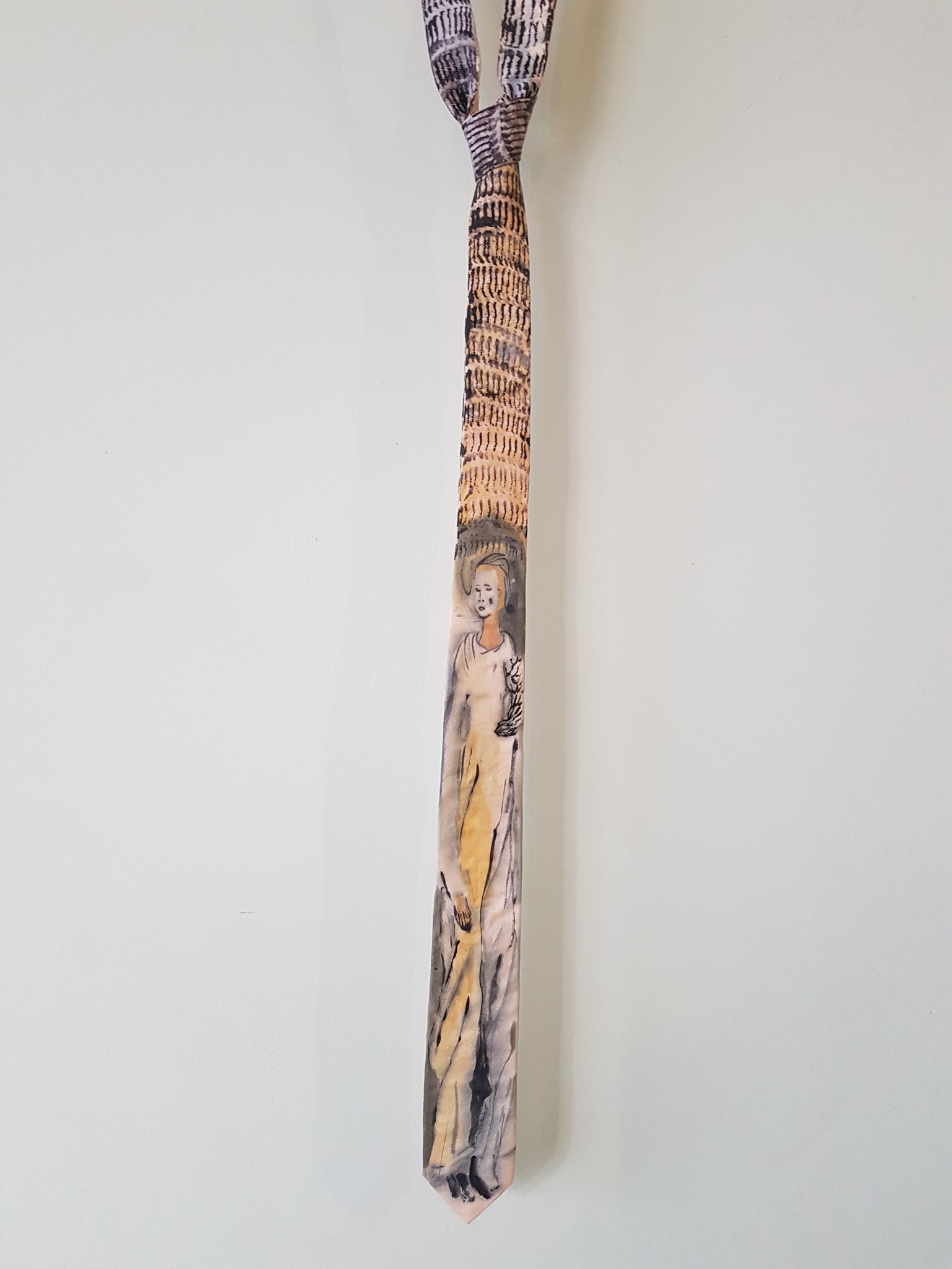 Nicola Shanley Hand Painted Tie - Five of Six