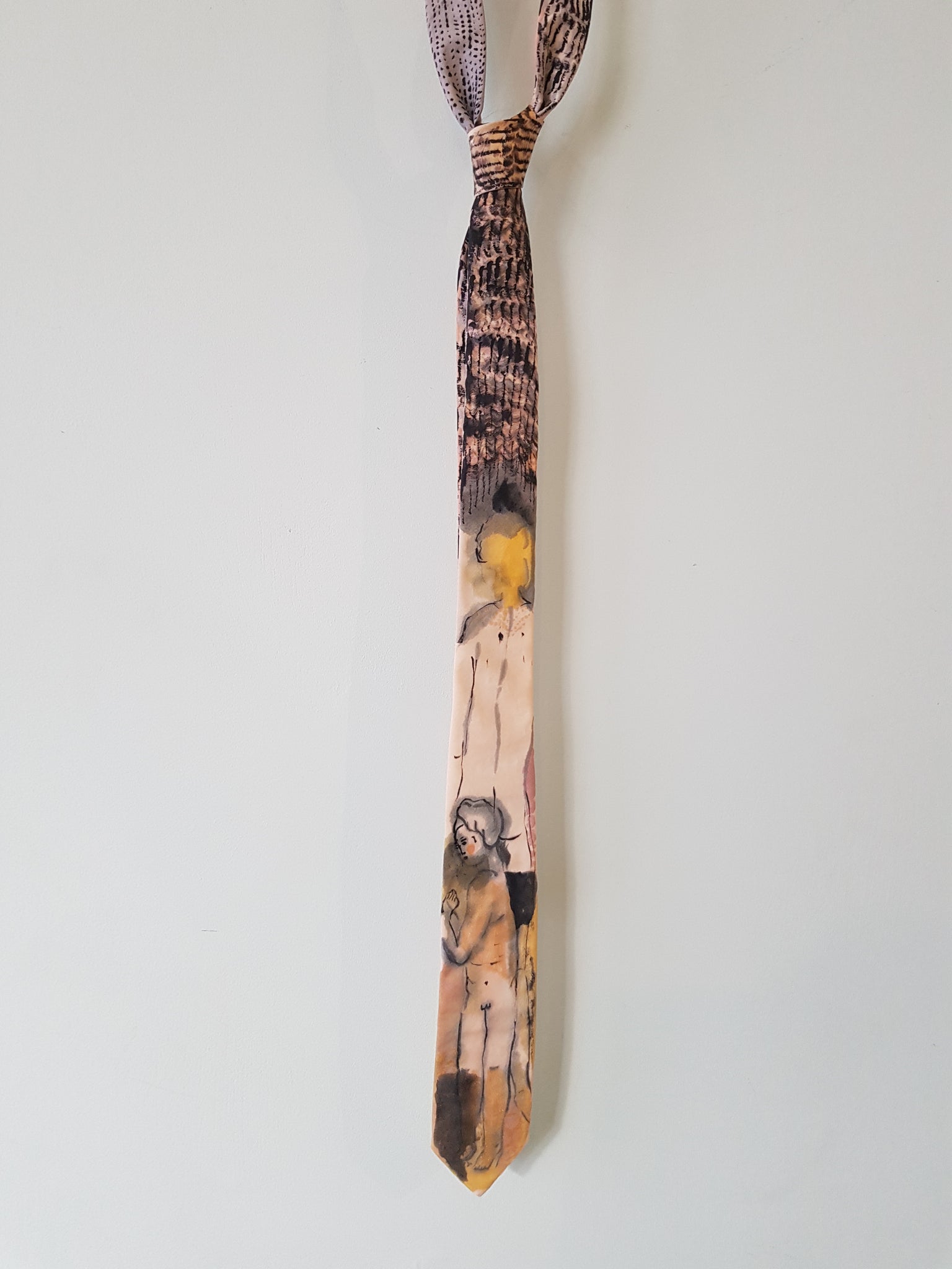 Nicola Shanley Hand Painted Tie - Six of Six