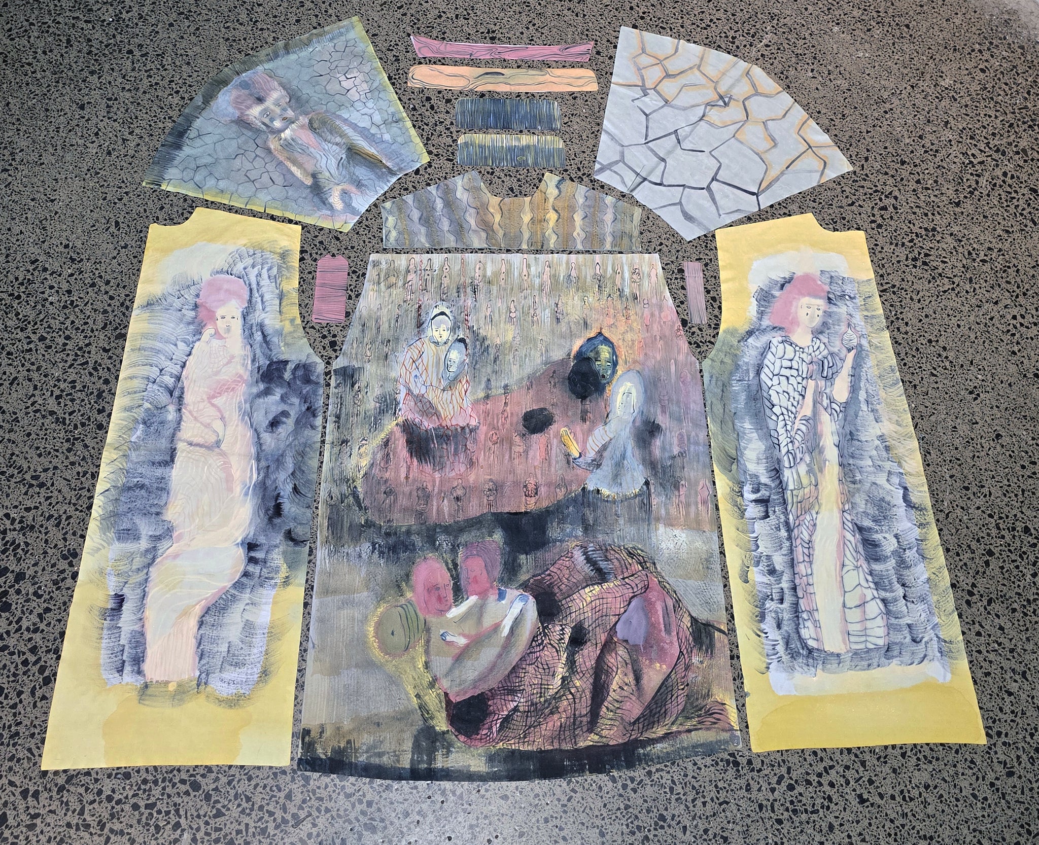 Nicola Shanley Hand Painted Jacket - One of Two