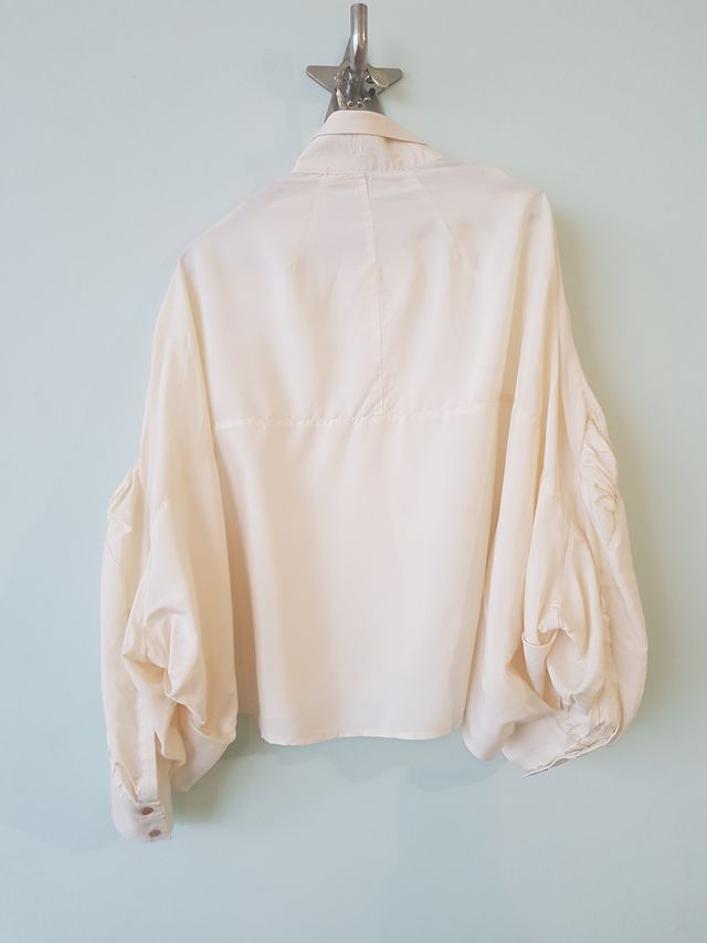 Pierrot crop Shirt - Cream