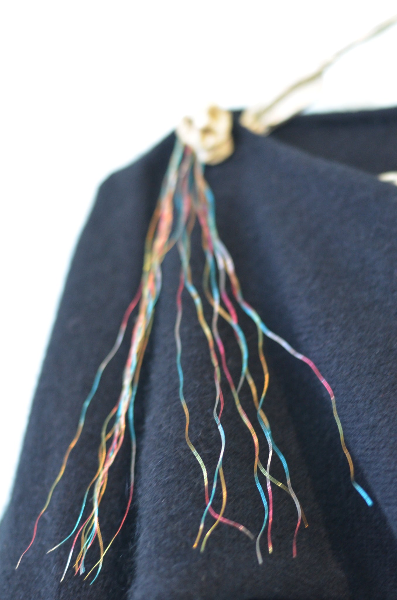 Seven of 24 U Possum Arms –  Skull with Rainbow Tassels w GEMMA SYME