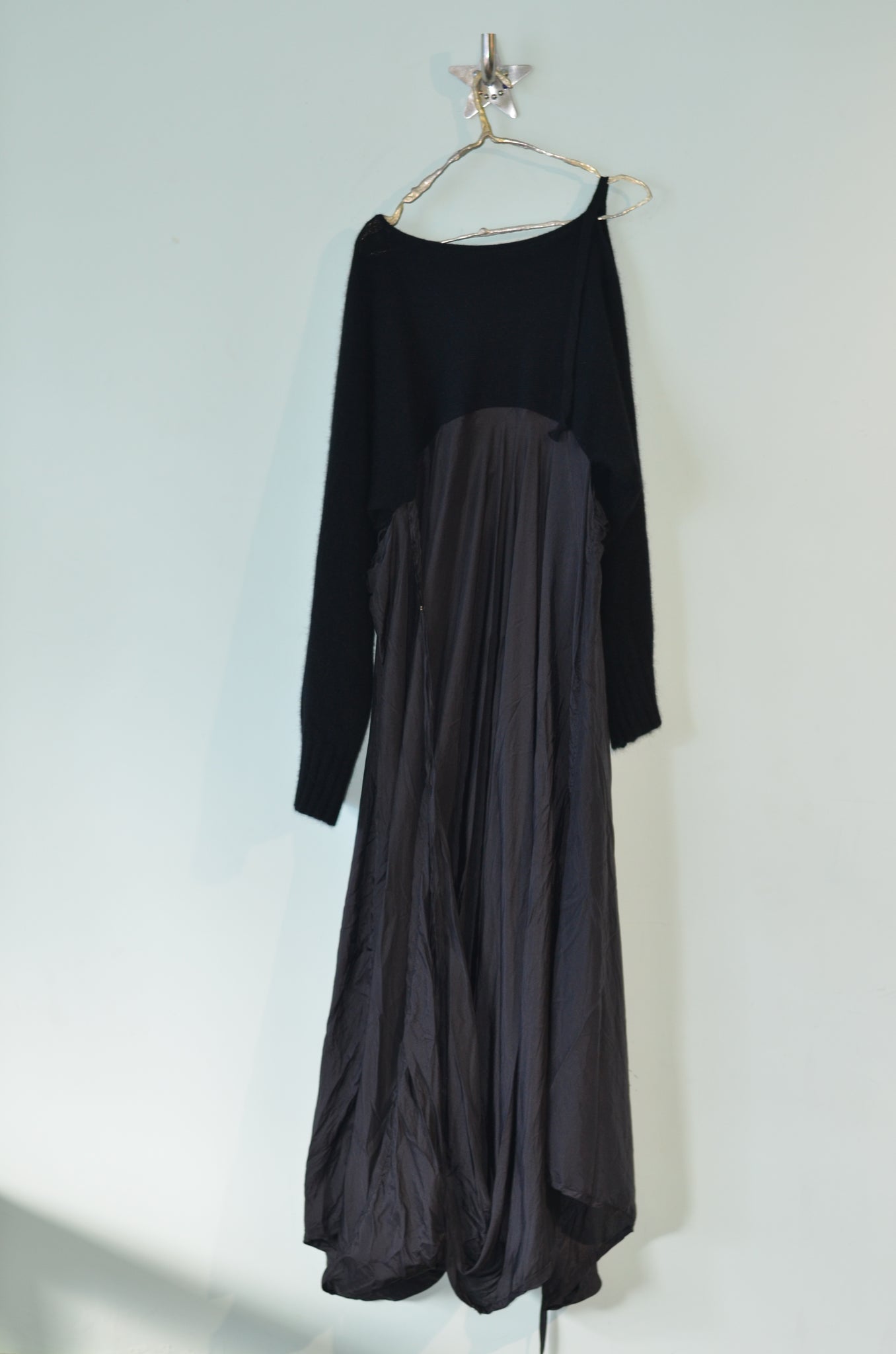 Nine of 24 U Possum Arms— SILK PULLY DRESS WITH OVER ARMS