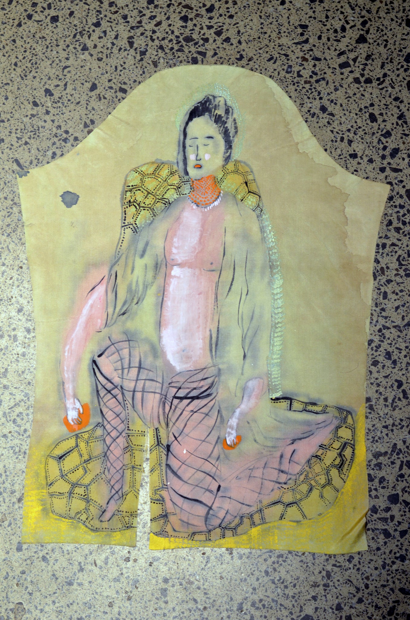 Nicola Shanley Hand Painted Arms - Pair Six of Seven