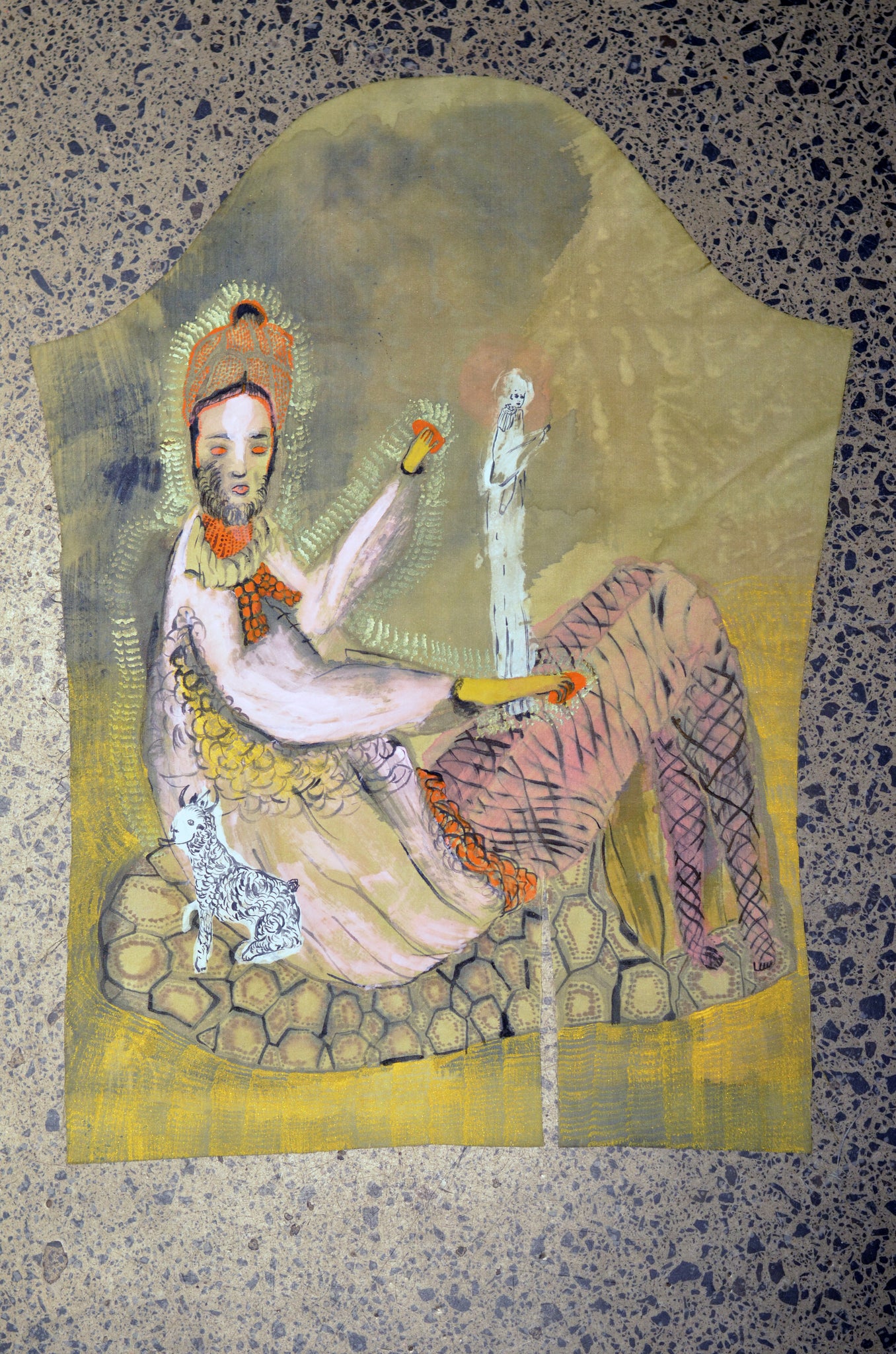 Nicola Shanley Hand Painted Arms - Pair Seven of Seven