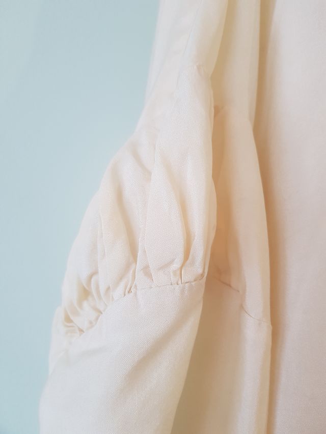 Pierrot crop Shirt - Cream